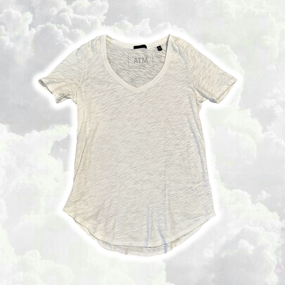 🖤ATM Slub Jersey Classic V-Neck Tee